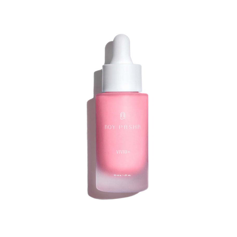 VIVID+ סרום ורוד למראה עור חיוני, רגוע וזוהר
